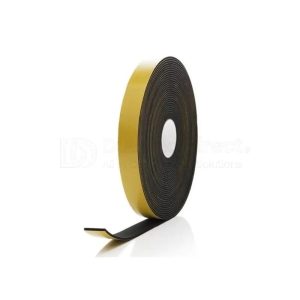 15m Grey Foam Gasket Tape - 15mm x 6mm