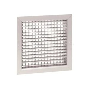 Double Deflection Grille - 150mm x 100mm Neck Size, 195mm x 145mm Overall Size