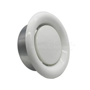 Metal Air Exhaust Valve with Mounting Ring - 80mm