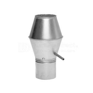 Swedish Jet Cowl, Vertical Roof Hood - 100mm
